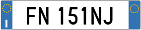Truck License Plate